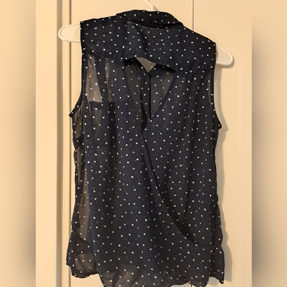 Women's Button-Up Sheer Tank - Picture 2 of 2